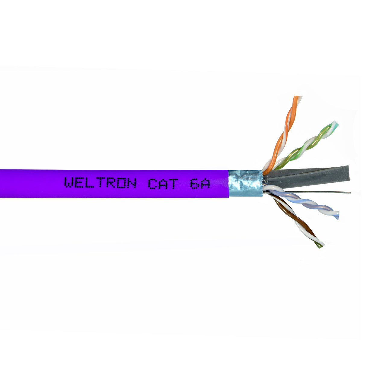 Category 6A F/UTP Shielded Solid Plenum CMP