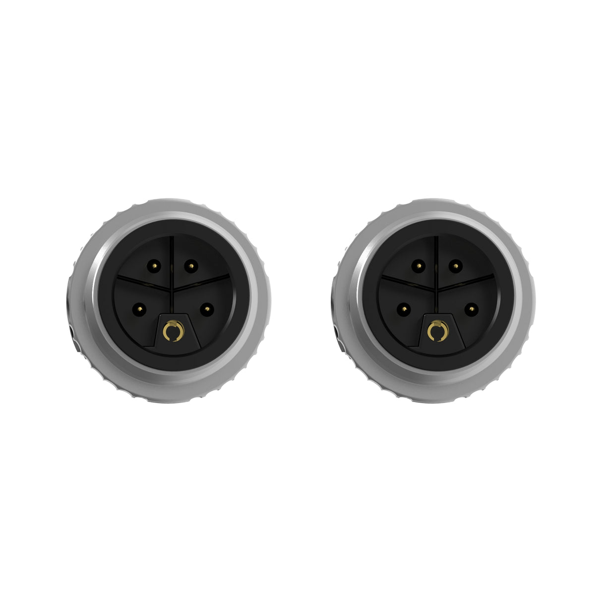 Industrial M12 L-Coded Male Straight to Male Straight | PUR Jacket