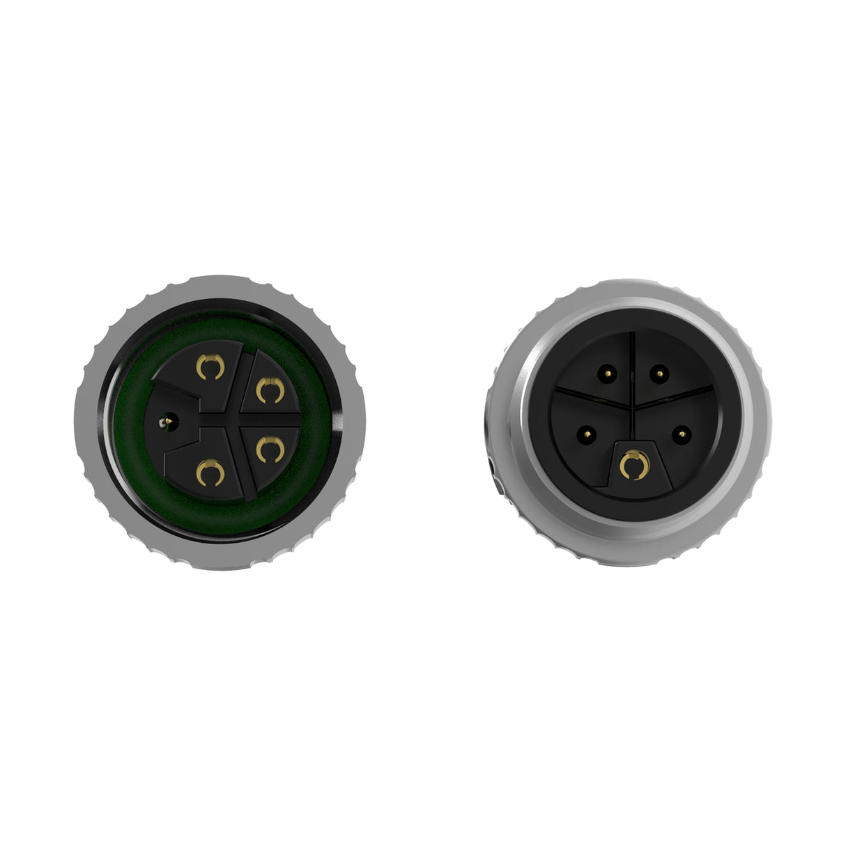 Industrial M12 L-Coded Male Straight to Female Straight | PUR Jacket