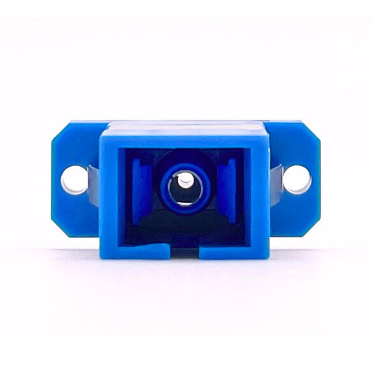 LC/UPC Female to SC/UPC Female Hybrid Simplex OS2 Single Mode Plastic Fiber Optic Adapter with Flange