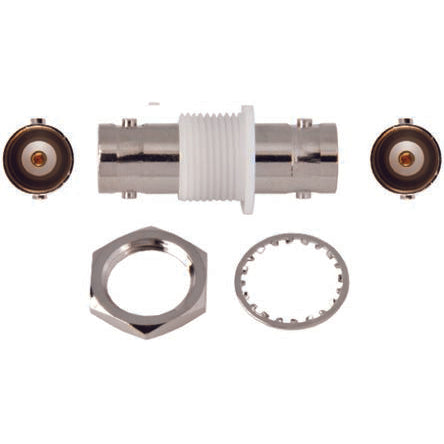 BNC Female Jack to BNC Female Jack Bulkhead Isolated