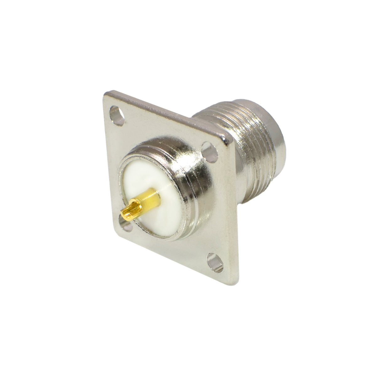 N-Type 4 Hole Chassis Mount Female Jack