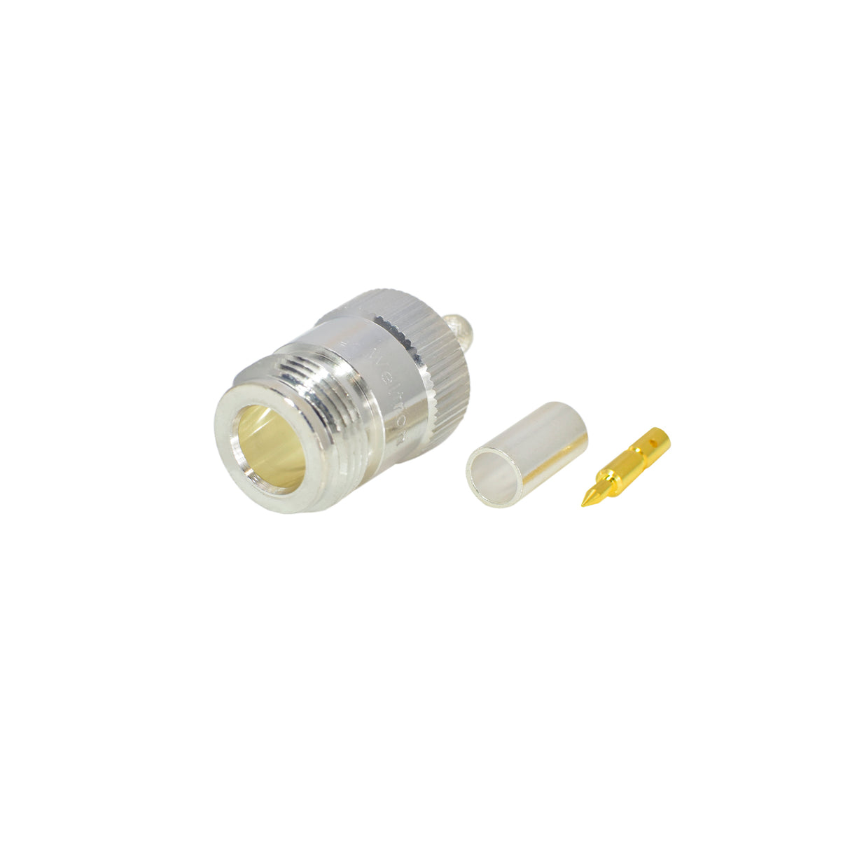 N-Type Female Jack Reverse Polarity Crimp Connector for RG-58
