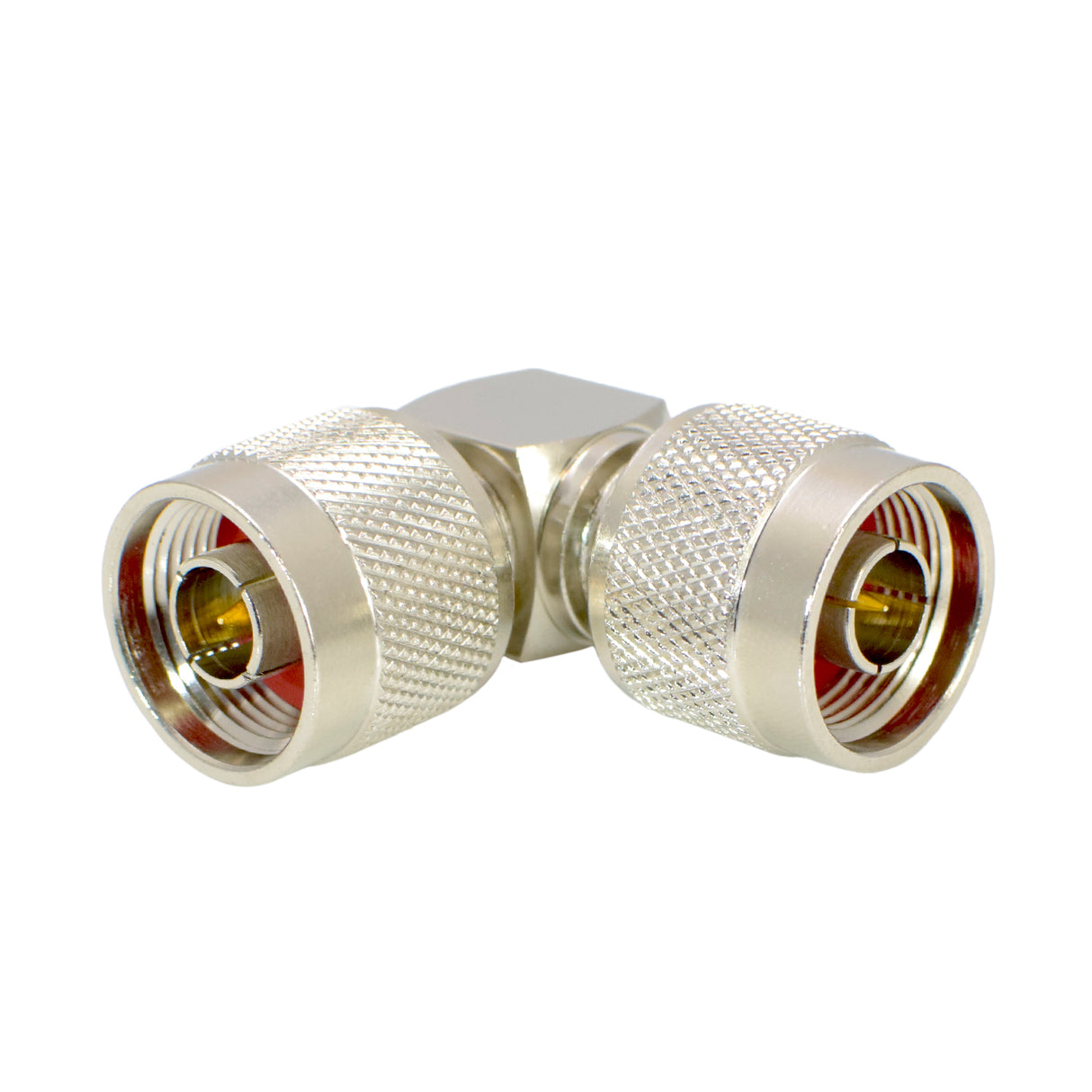 90° N-Type Male Plug to Male Plug Coupler