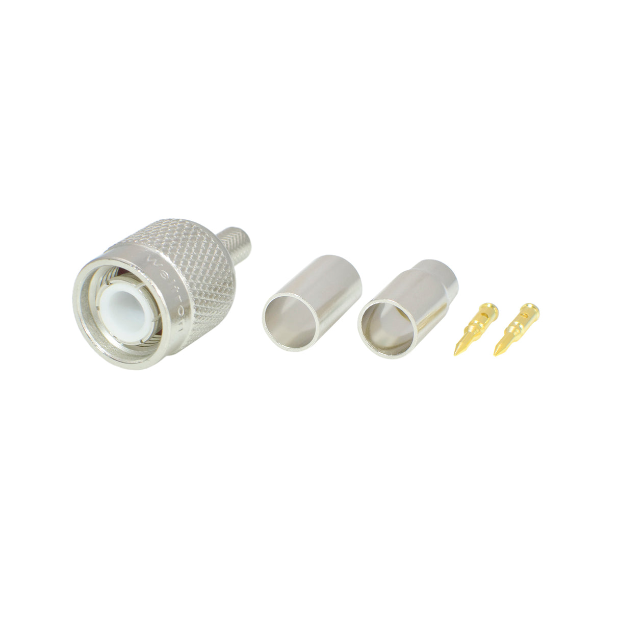 TNC Male Plug Crimp Connector for RG-58