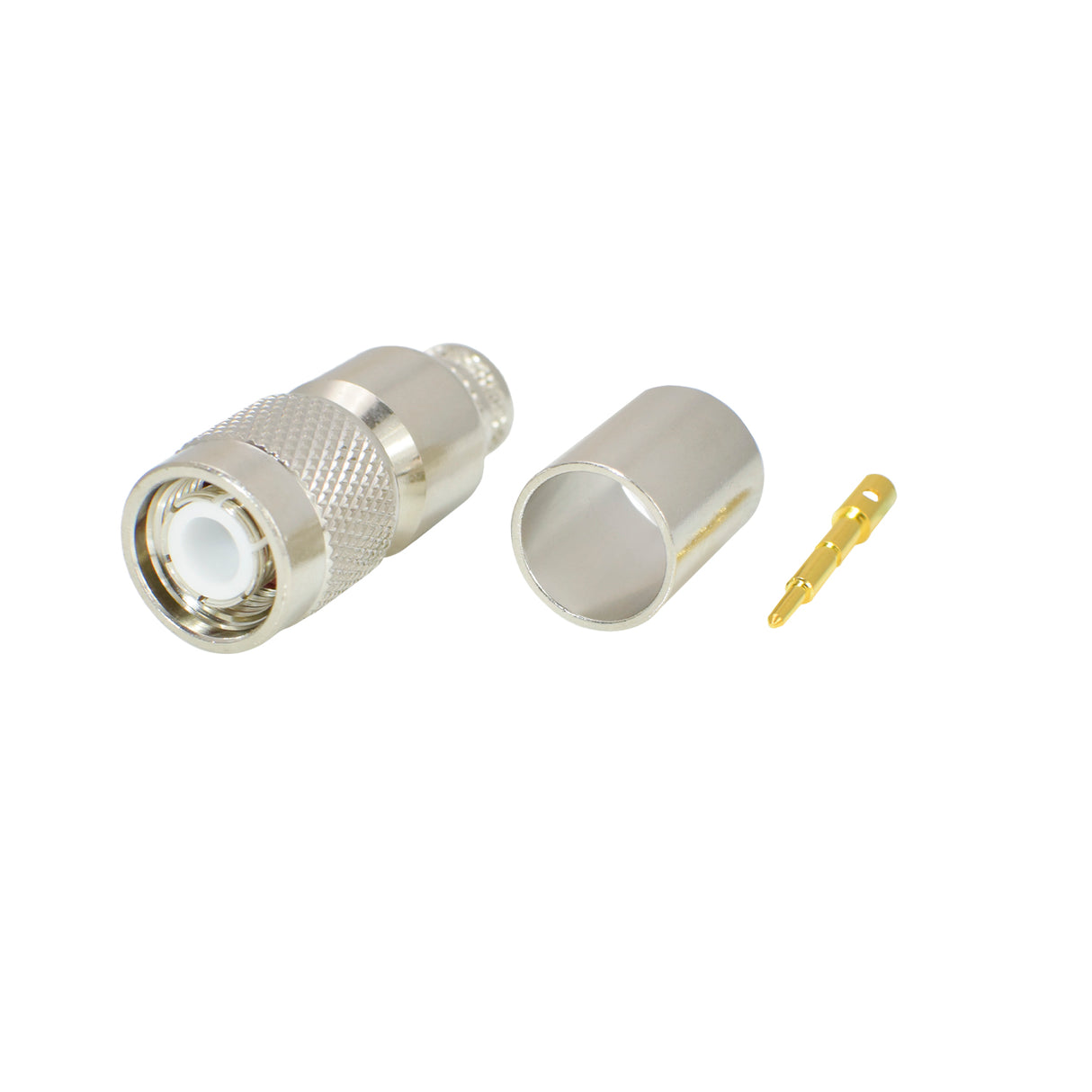 TNC Male Plug Crimp Connector for RG-58 A/U