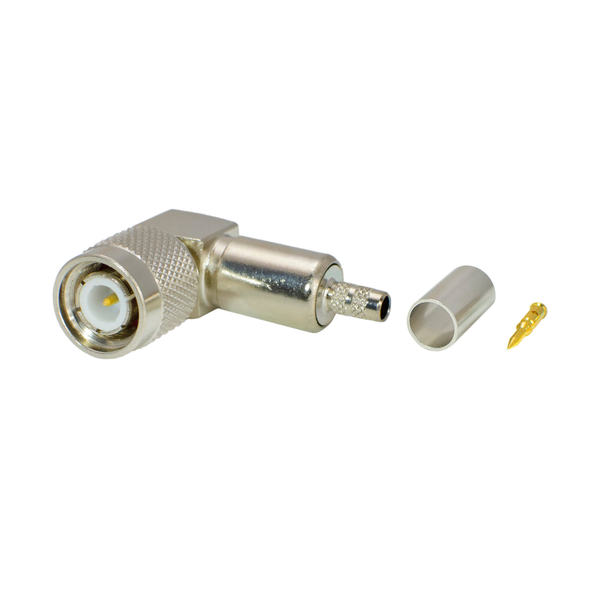 90° TNC Male Plug Crimp Connector for RG-58