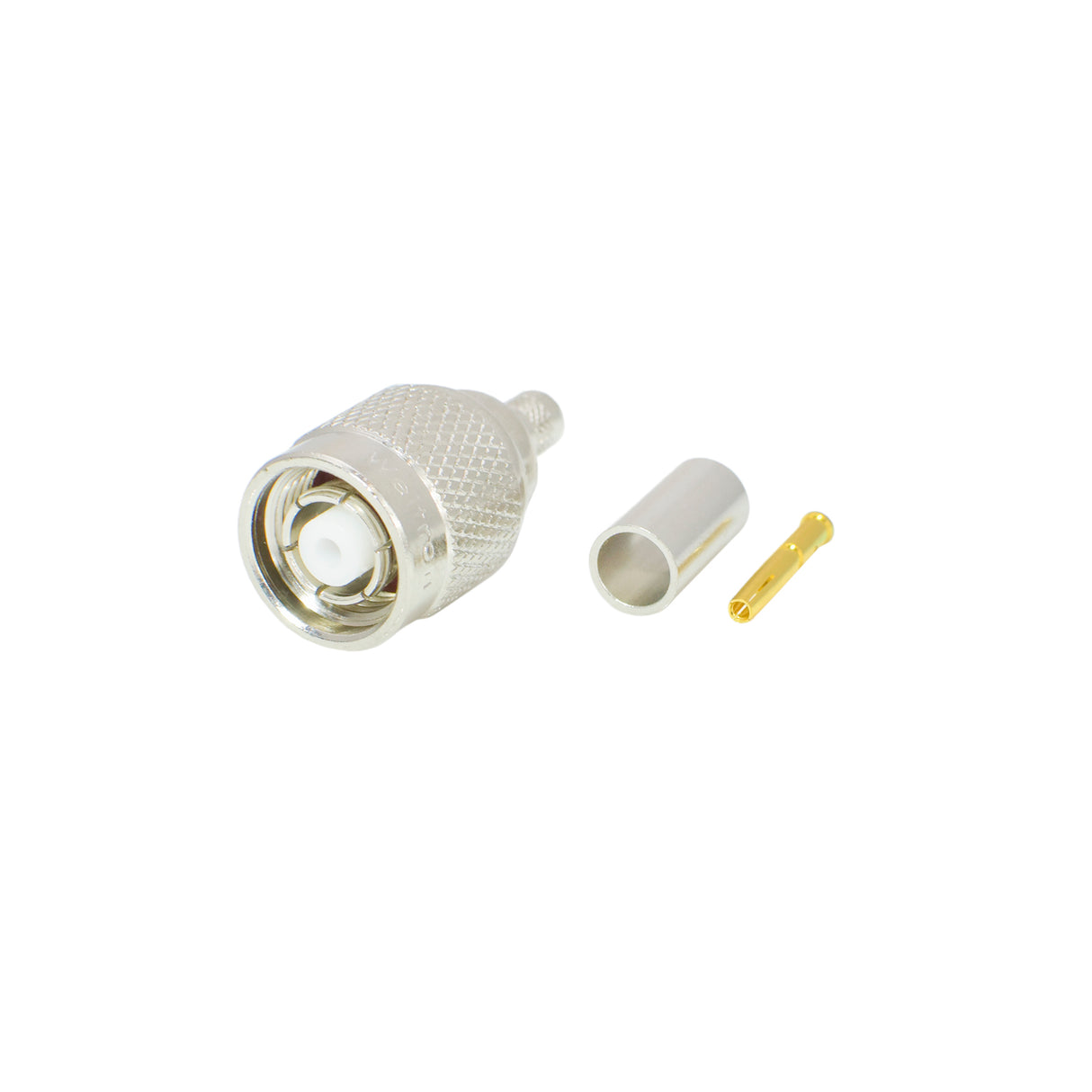 TNC Male Plug Reverse Polarity Crimp Connector for RG-58