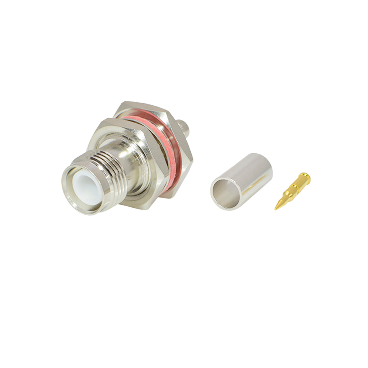 TNC Female Jack Reverse Polarity Crimp Connector for RG-58