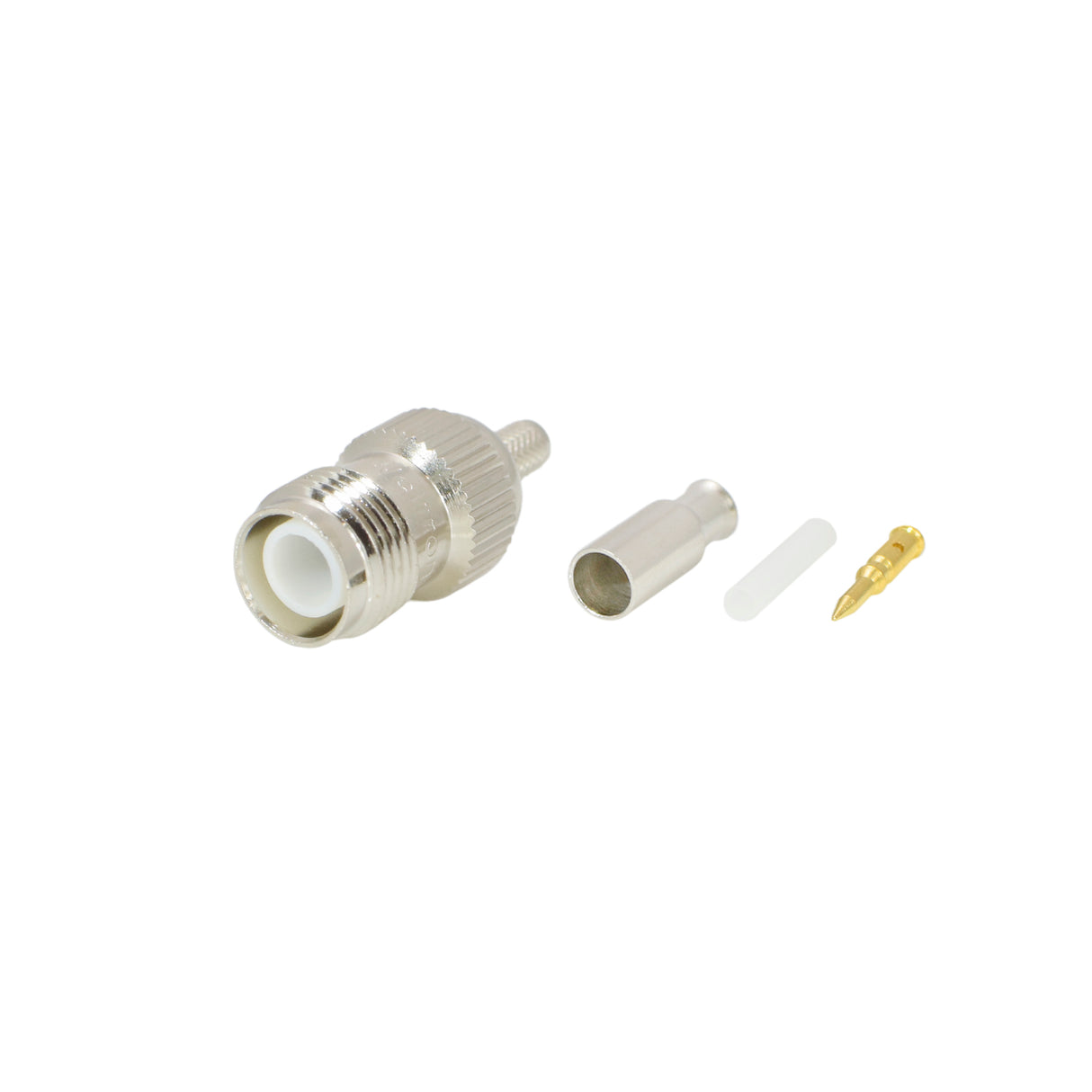 TNC Female Jack Reverse Polarity Crimp Connector for RG-174