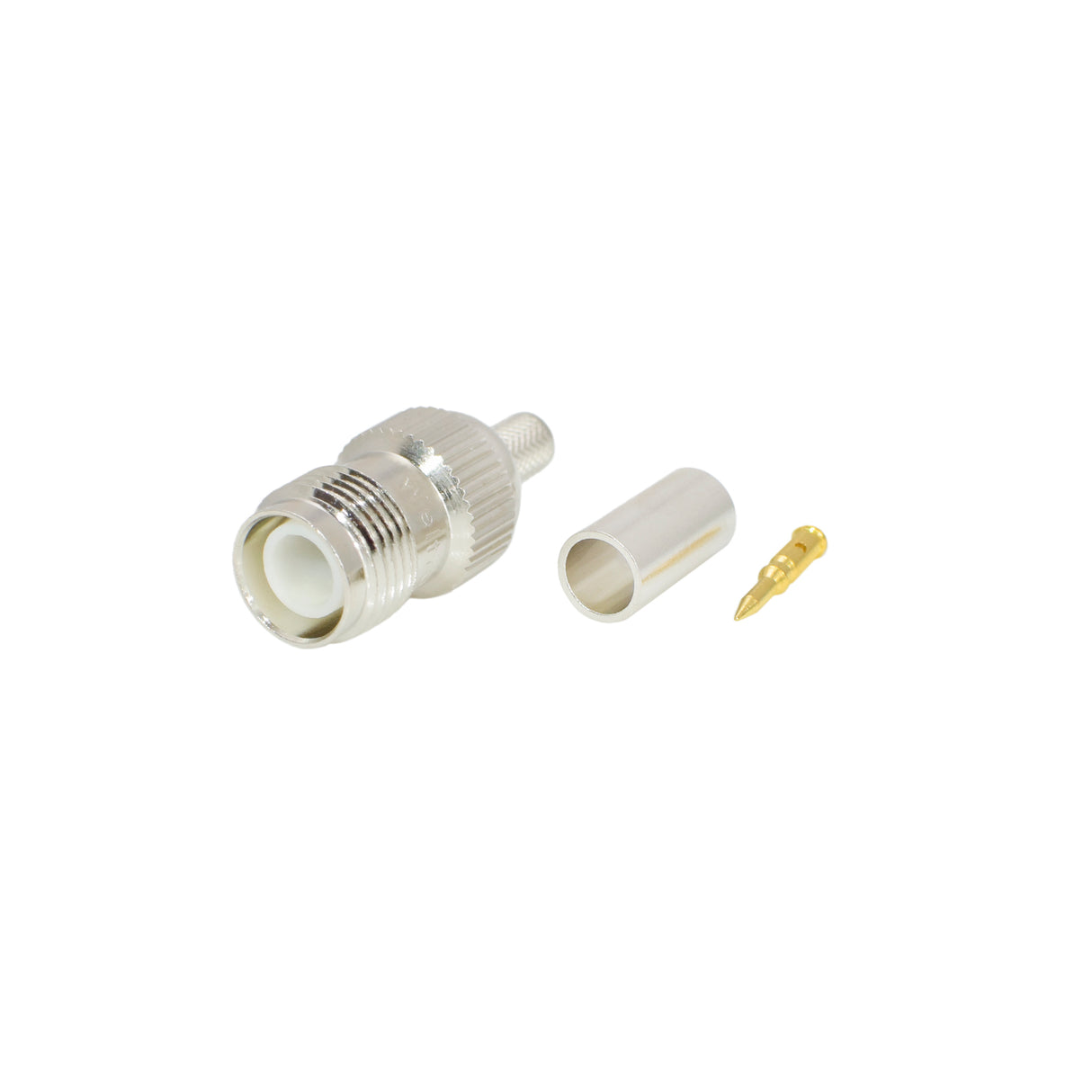 TNC Female Jack Reverse Polarity Crimp Connector for RG-223
