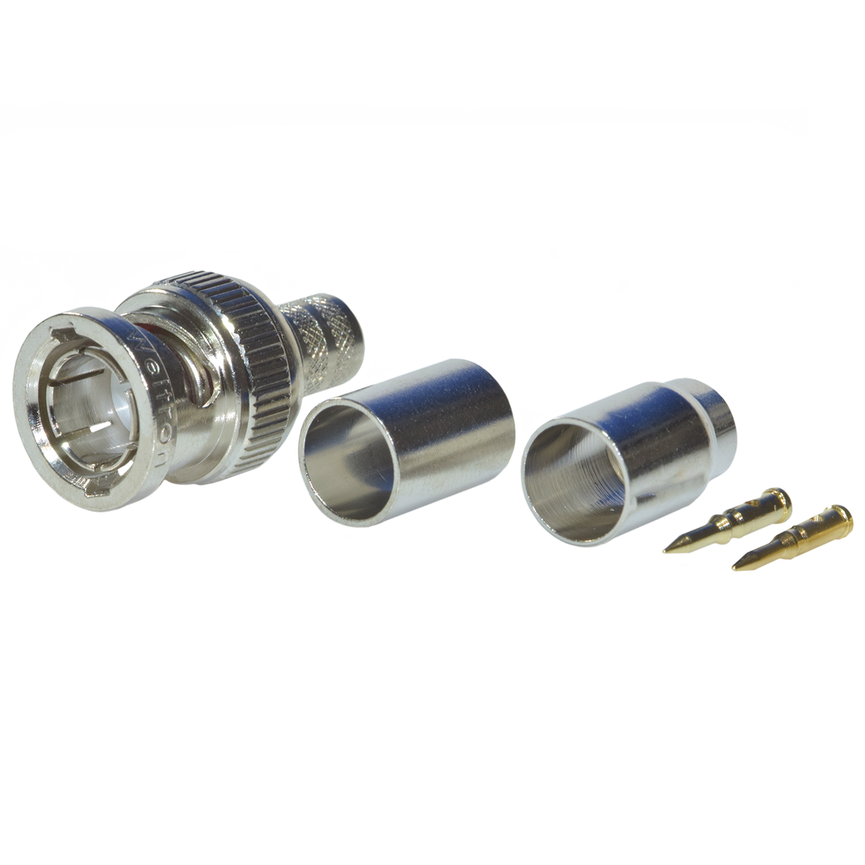 BNC Male Plug Crimp Connector for RG-59 75Ω Impedance