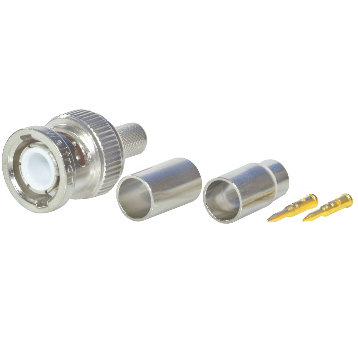 BNC Crimp Male Plug for RG-58, 141, & LMR-195