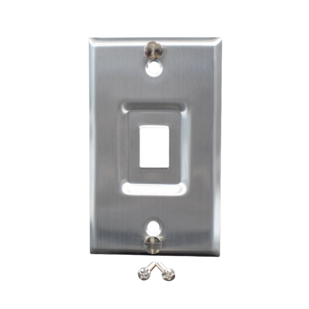 Stainless Steel 1-Port Keystone With Hanging Standoffs