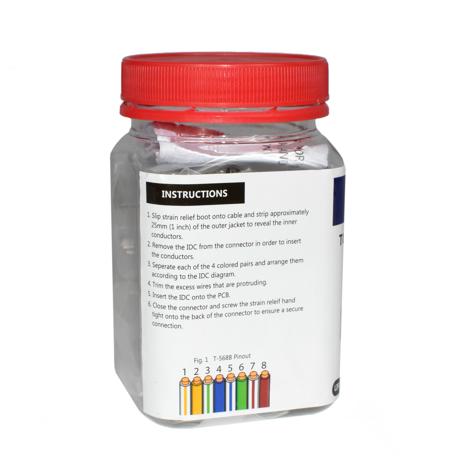 Category 6A Shielded Field Termination Plug