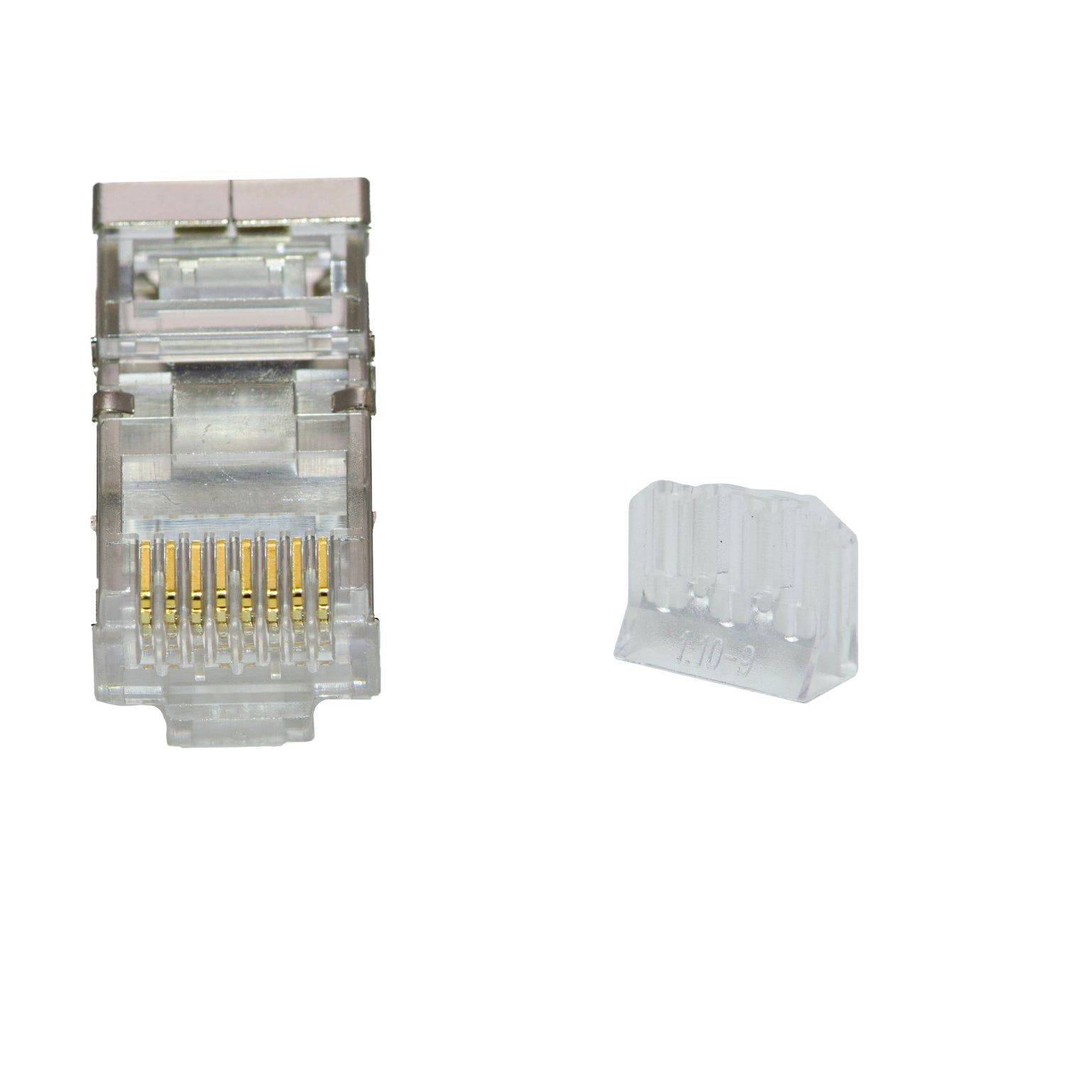 Category 6A RJ-45 Shielded Modular Plug With Loading Bar