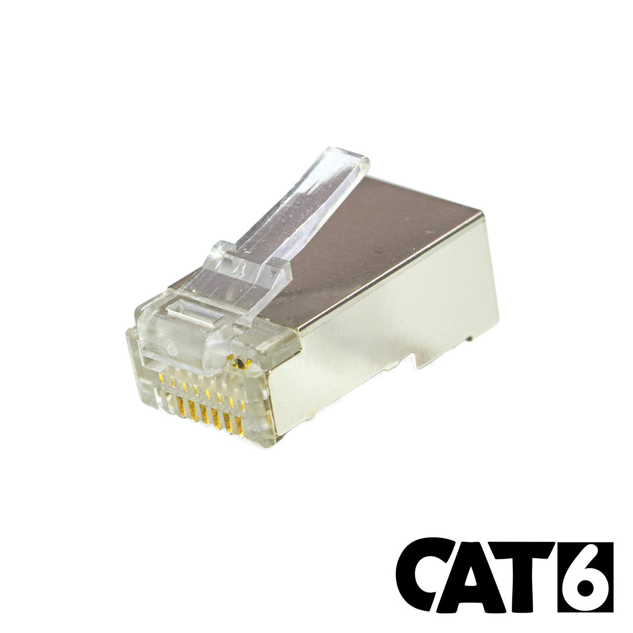 Category 6 RJ45 Shielded Pass Through Modular Plugs