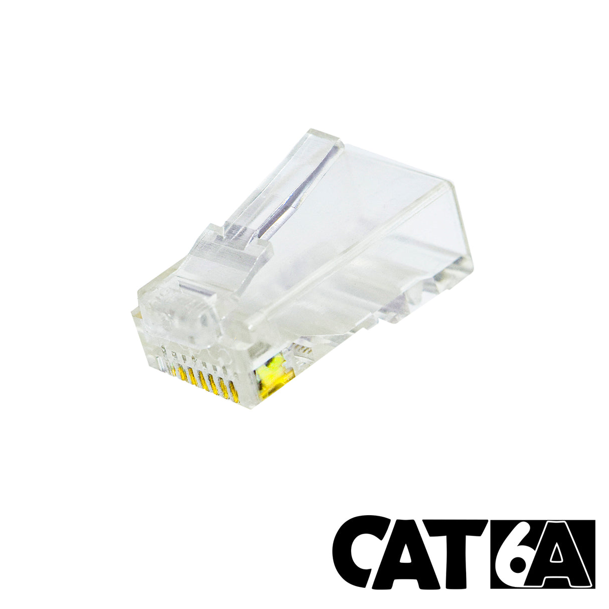 Category 6A RJ-45 Modular Plug With Loading Bar