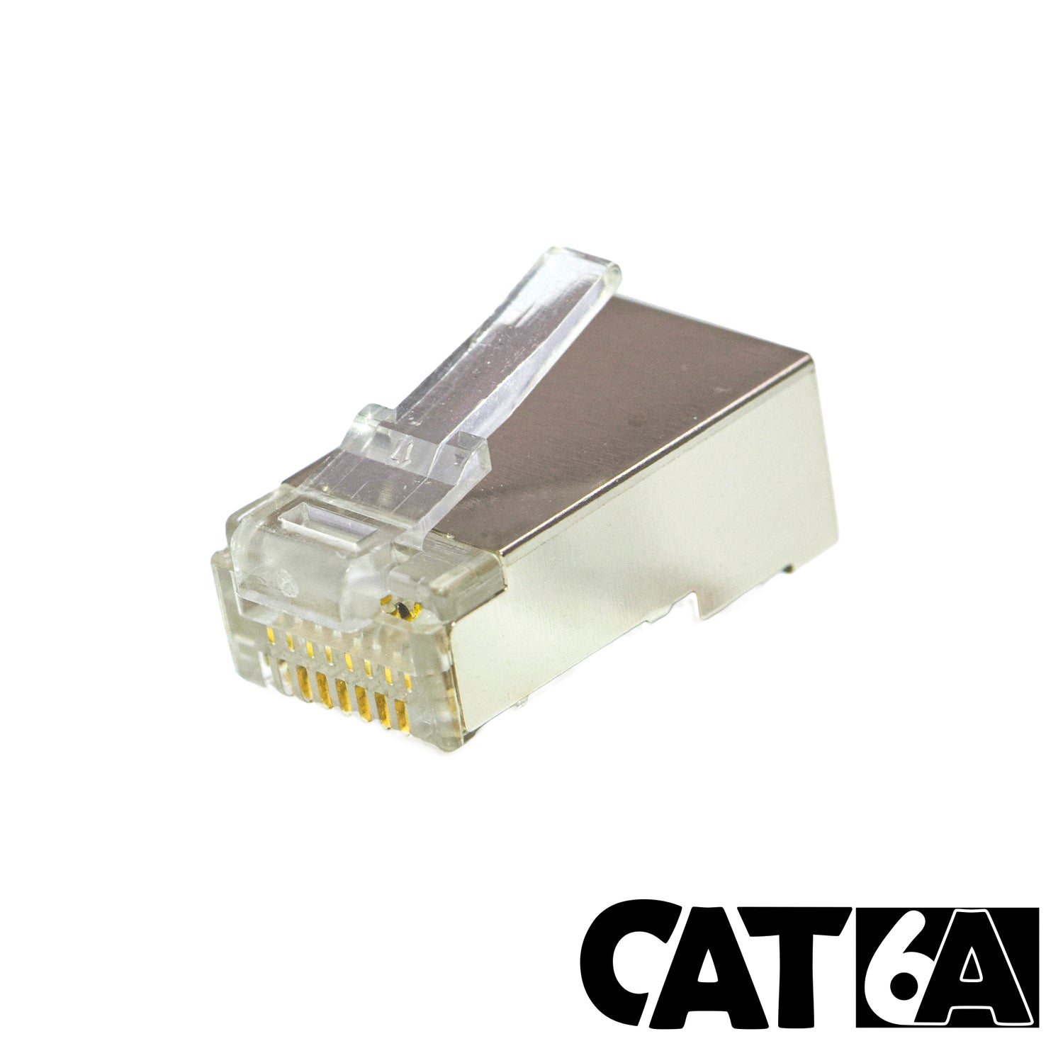 Category 6A RJ-45 Shielded Modular Plug With Loading Bar