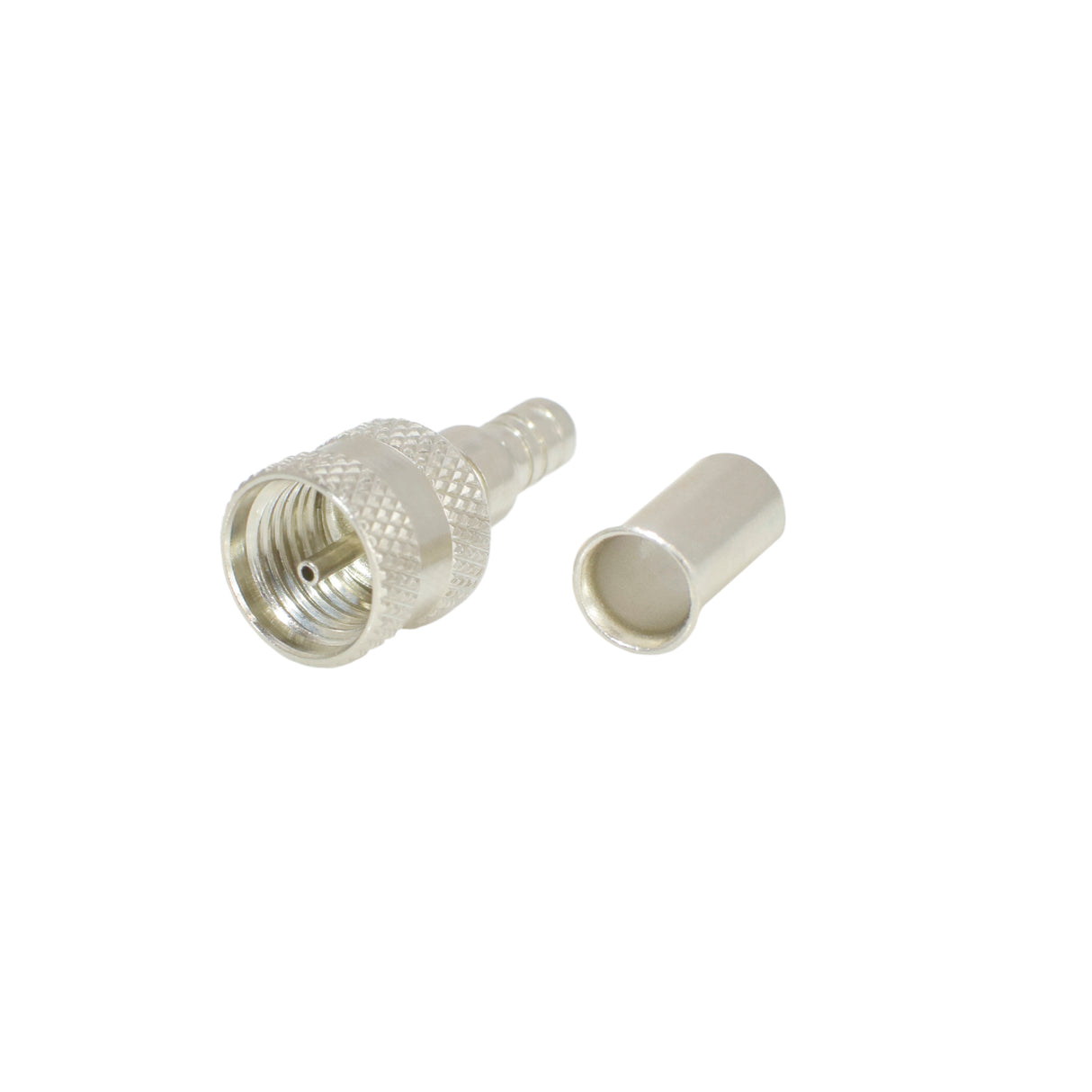 Mini UHF Male Plug Crimp Push On Connector for RG-58