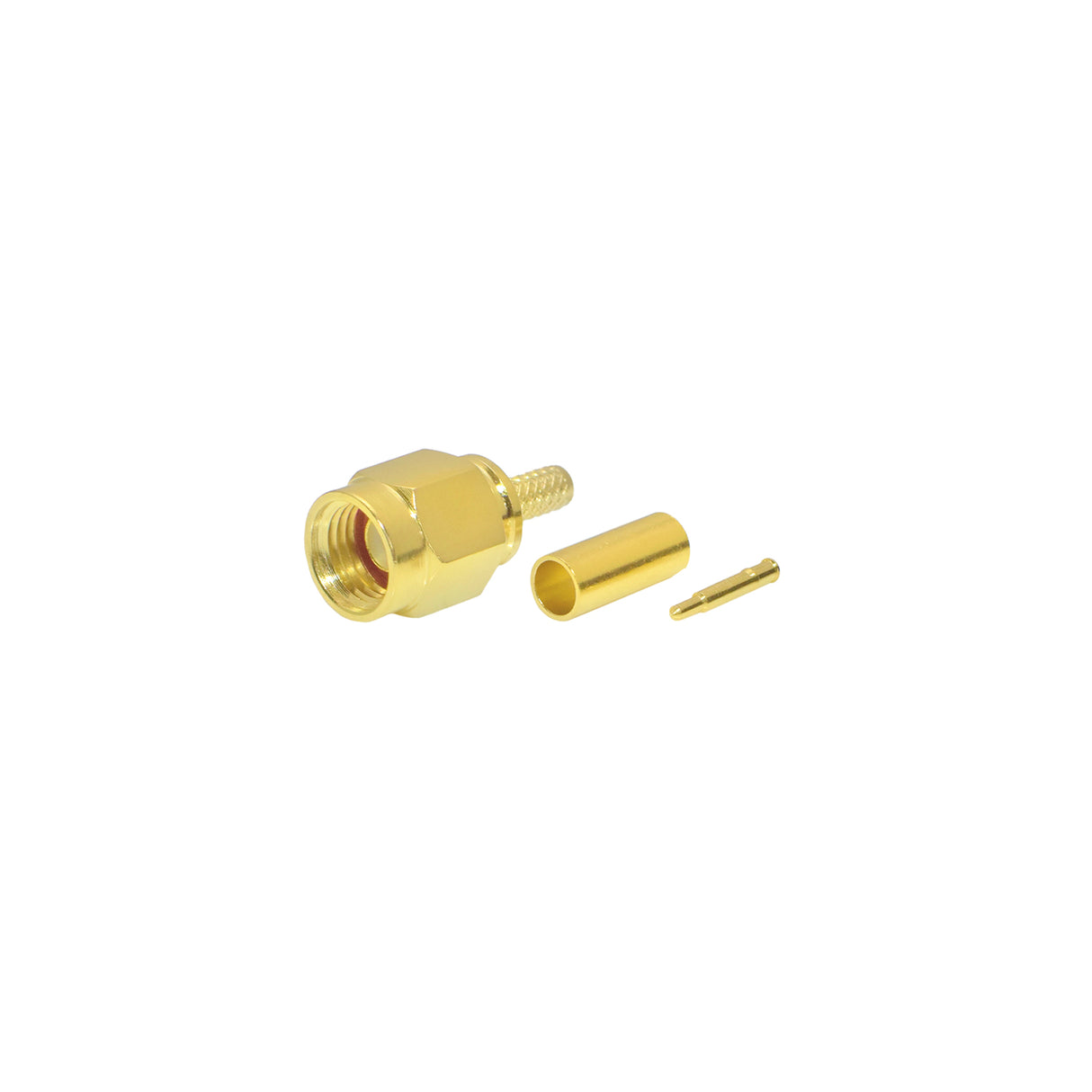 SMA Male Plug Crimp Connector For RG-174