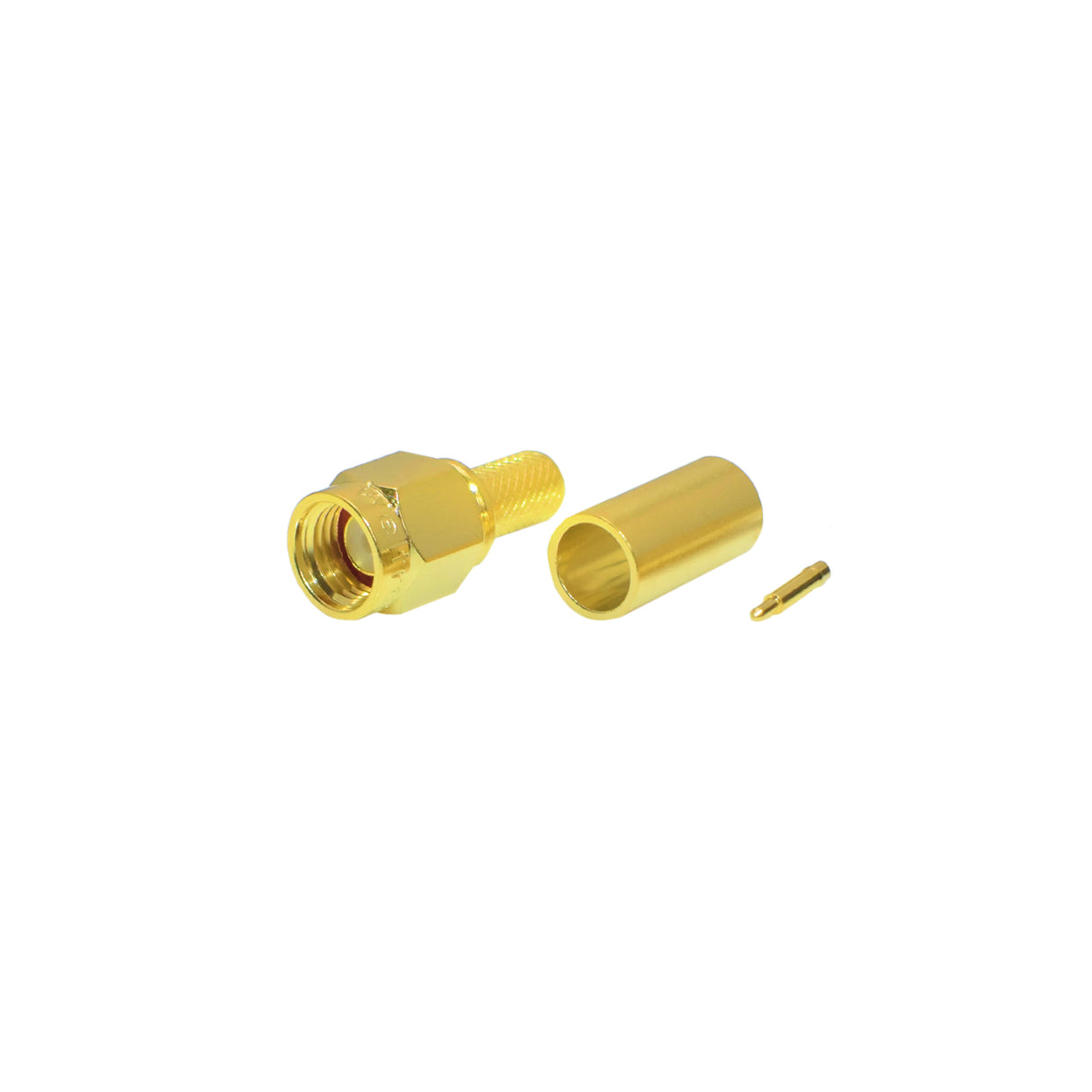 SMA Male Plug Crimp Connector For LMR-200