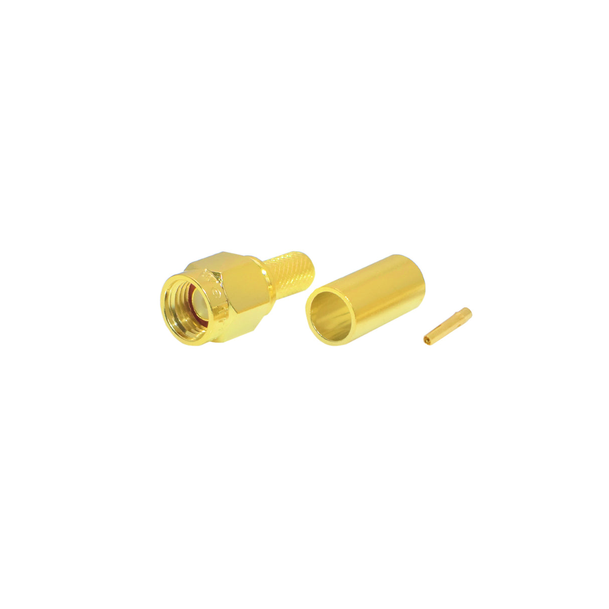 SMA Male Plug Reverse Polarity Crimp Connector For LMR-200