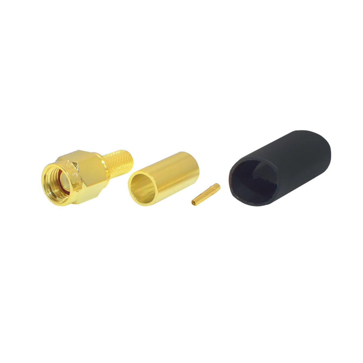 SMA Male Plug Reverse Polarity Crimp Connector For LMR-200