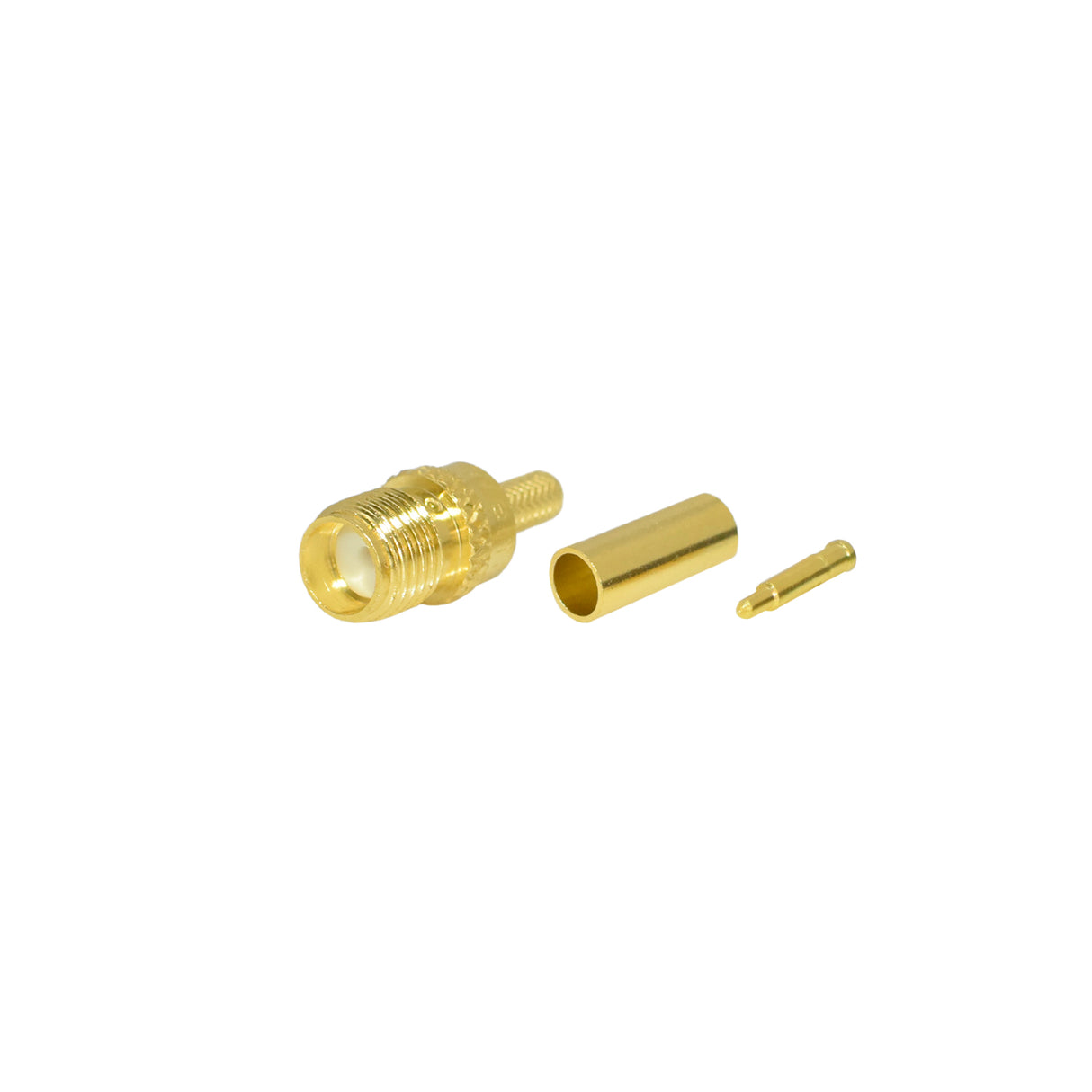 SMA Female Jack Reverse Polarity Crimp Connector For RG-174