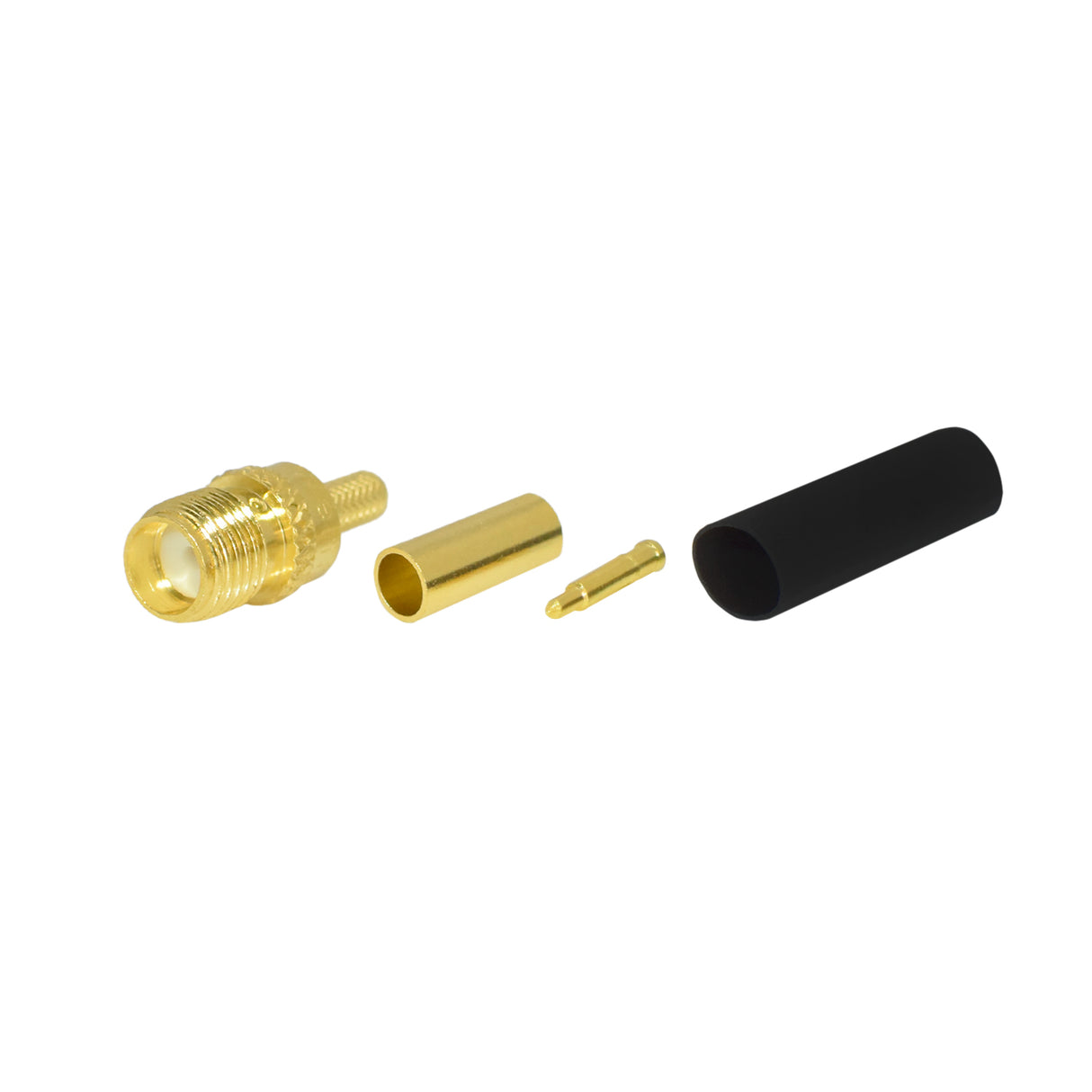 SMA Female Jack Reverse Polarity Crimp Connector For RG-174