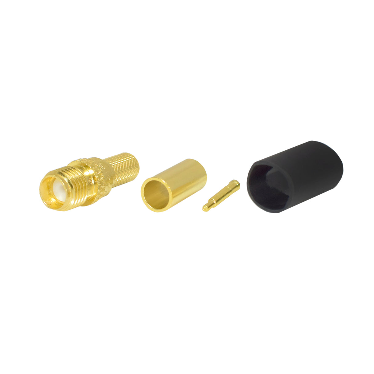 SMA Female Jack Reverse Polarity Crimp Connector For RG-223