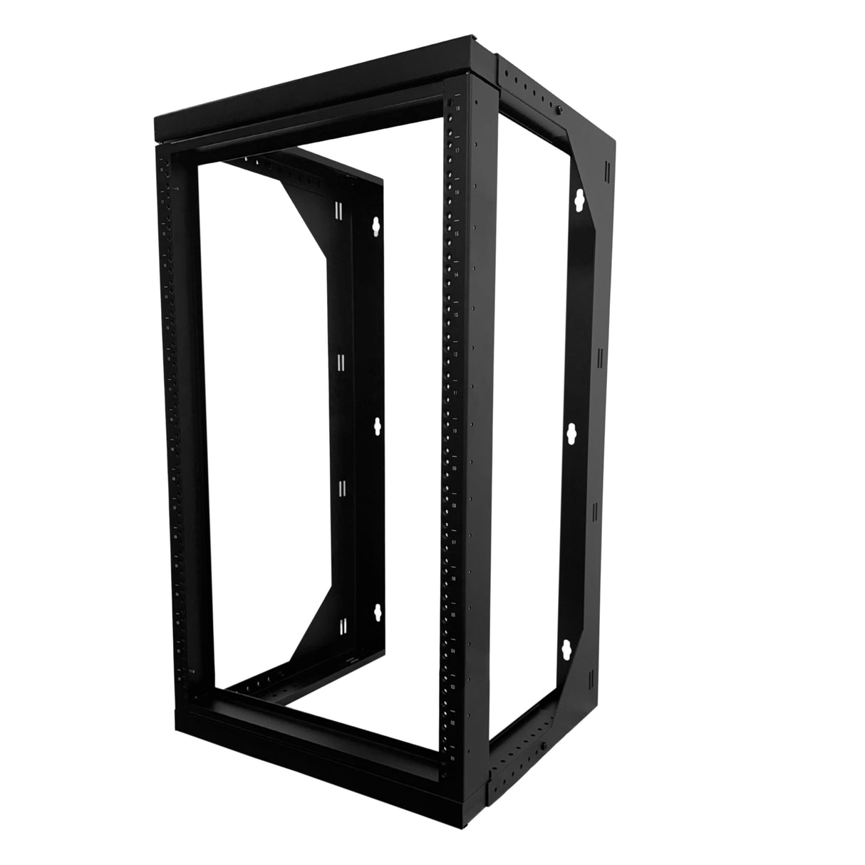 18RU Wall Mount Open Swing Rack