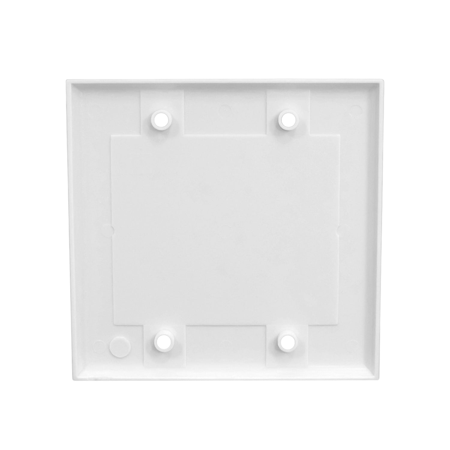 Double Gang Blank Faceplate