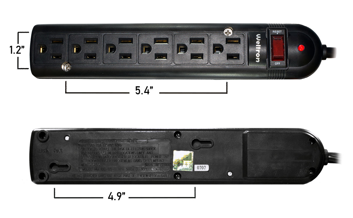 6-Outlet Surge Protector