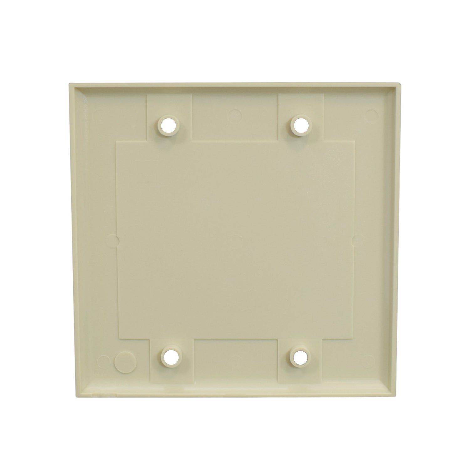 Double Gang Blank Faceplate