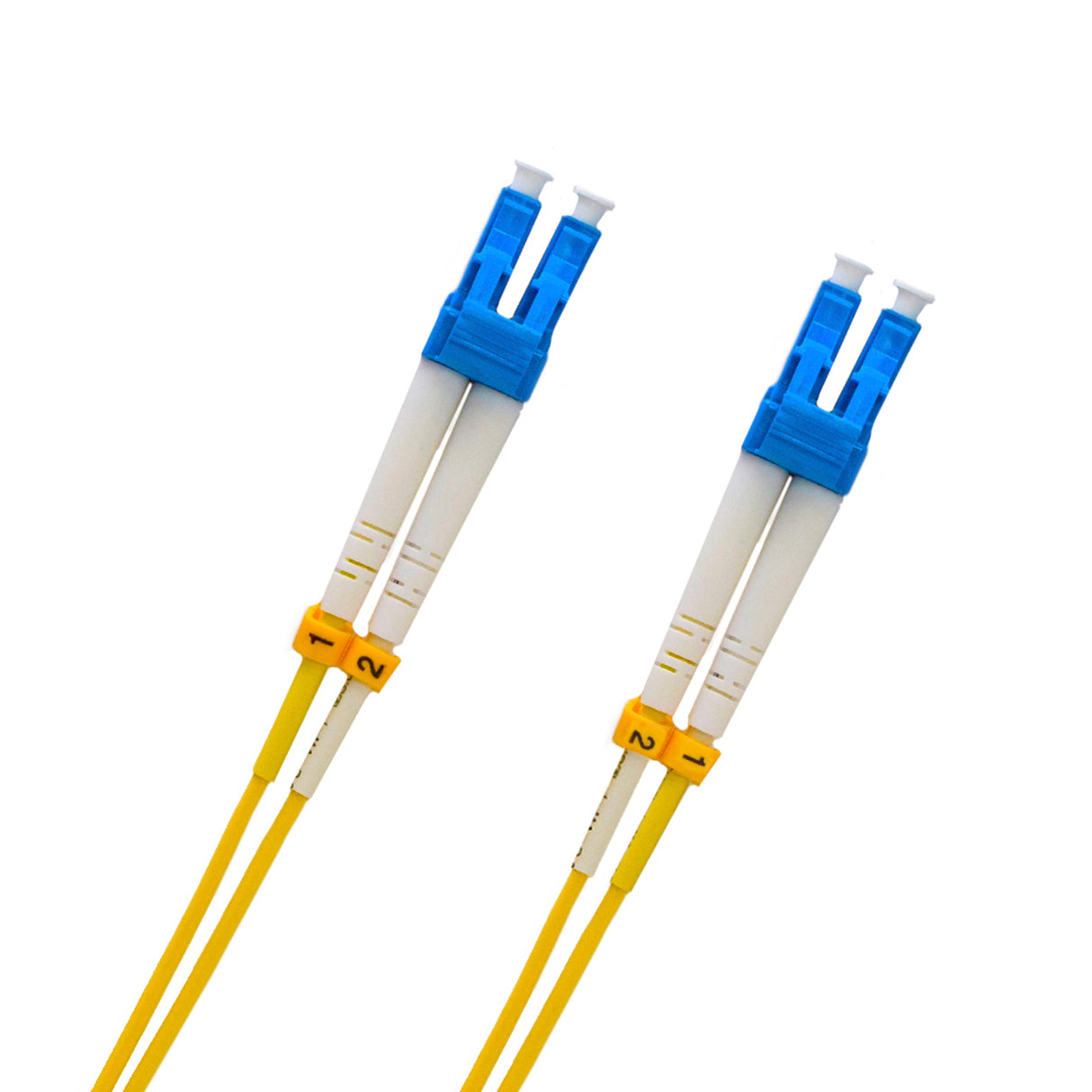 LC/LC Single Mode OS1 9/125 Micron Fiber Patch Cables