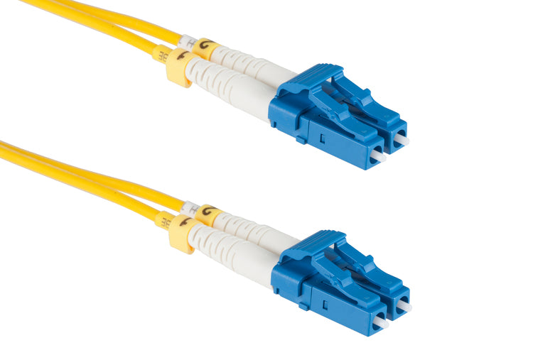 LC/LC Single Mode OS1 9/125 Micron Fiber Patch Cables