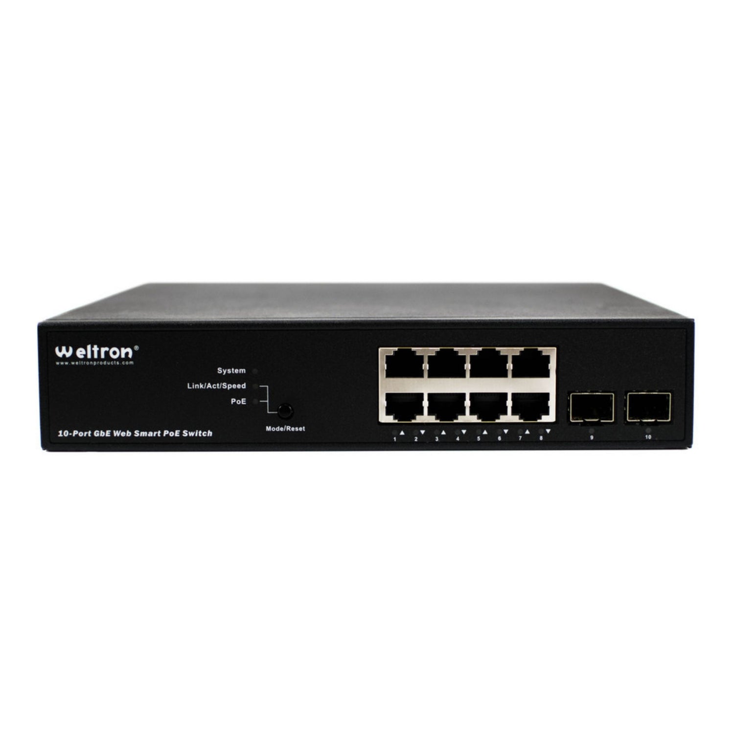 8 Port Gigabit POE+ Managed Switch with 2 SFP Ports