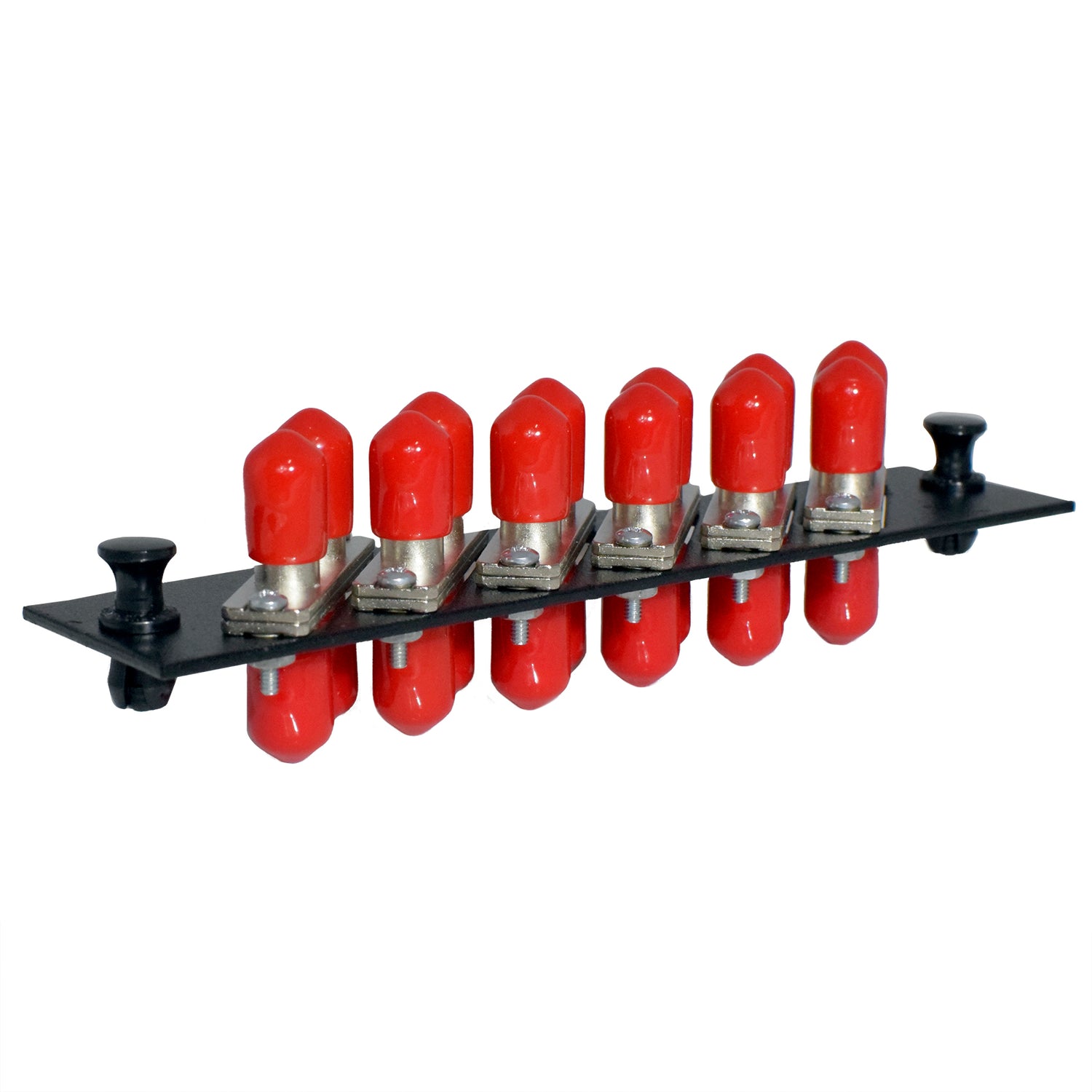 6 Port Loaded Dual ST Fiber Panel