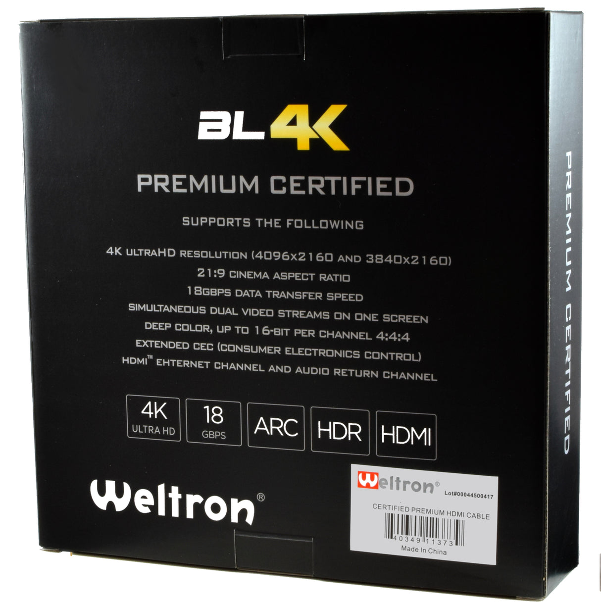 Certified Premium HDMI Cable