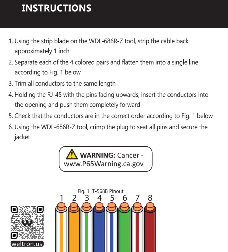 Category 6 RJ45 Shielded Pass Through Modular Plugs