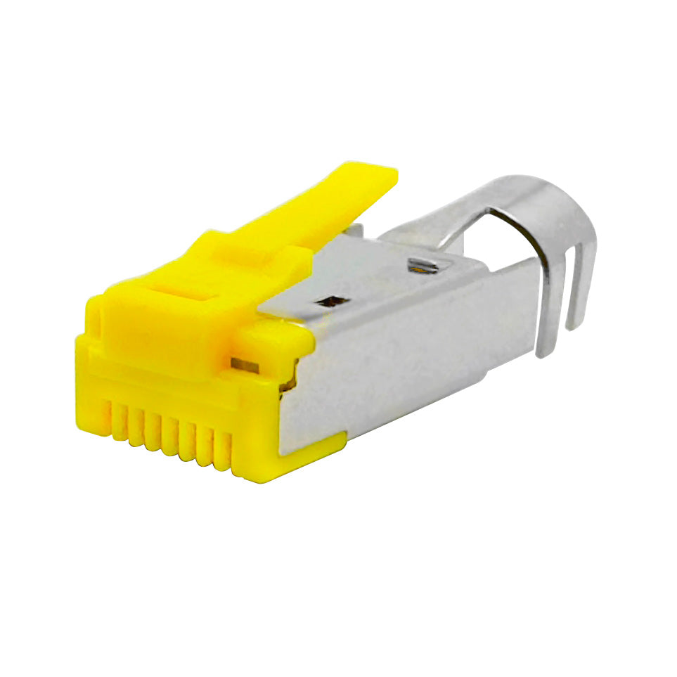 Category 6A Industrial Shielded RJ45 Modular Plug with Screw Boot