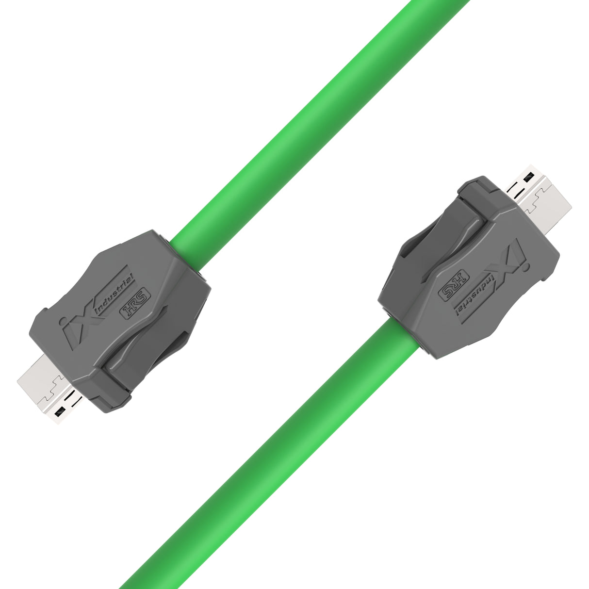 IX A-Key to IX A-Key Cat 6A Industrial Ethernet Cable | PUR Jacket