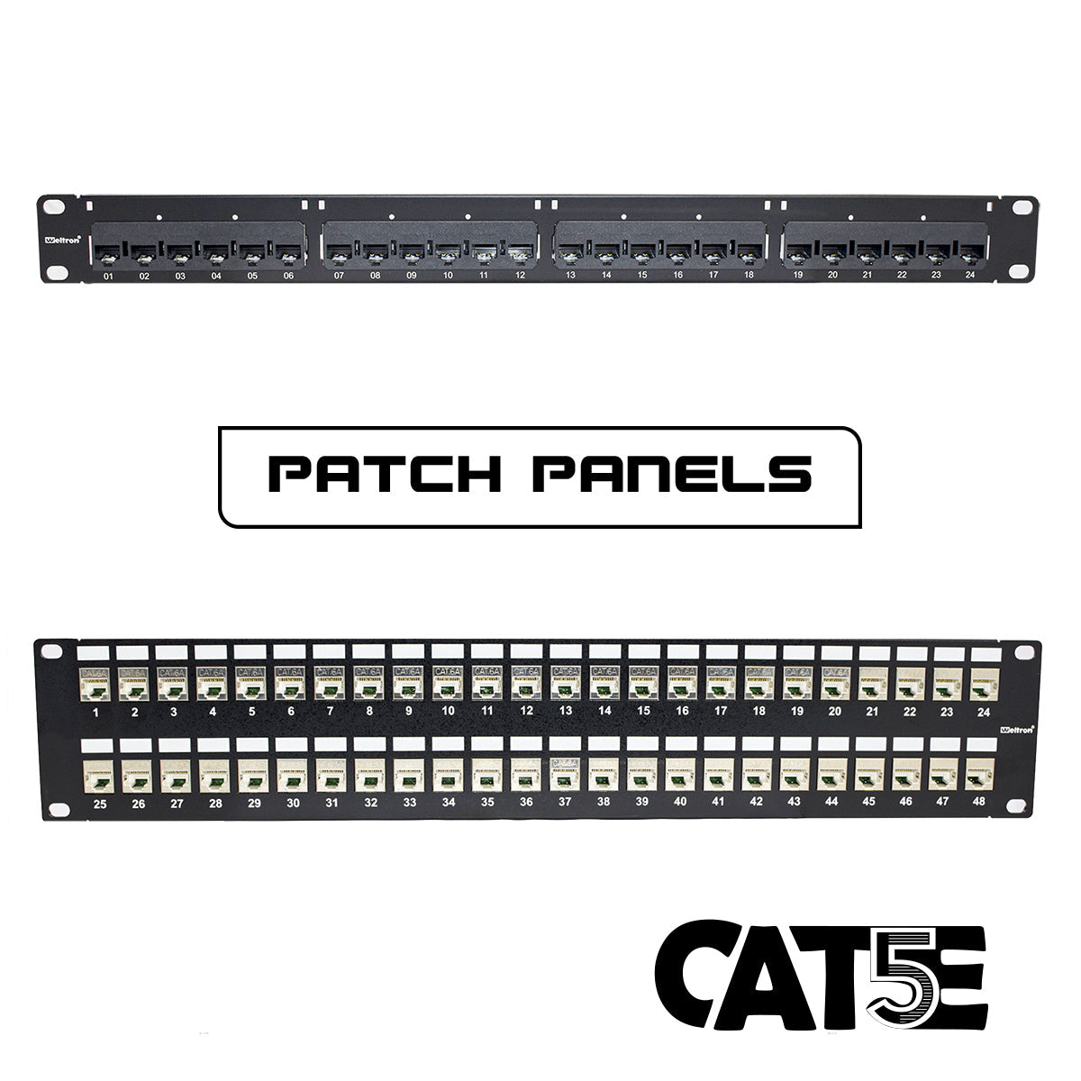 Category 5e Patch Panels