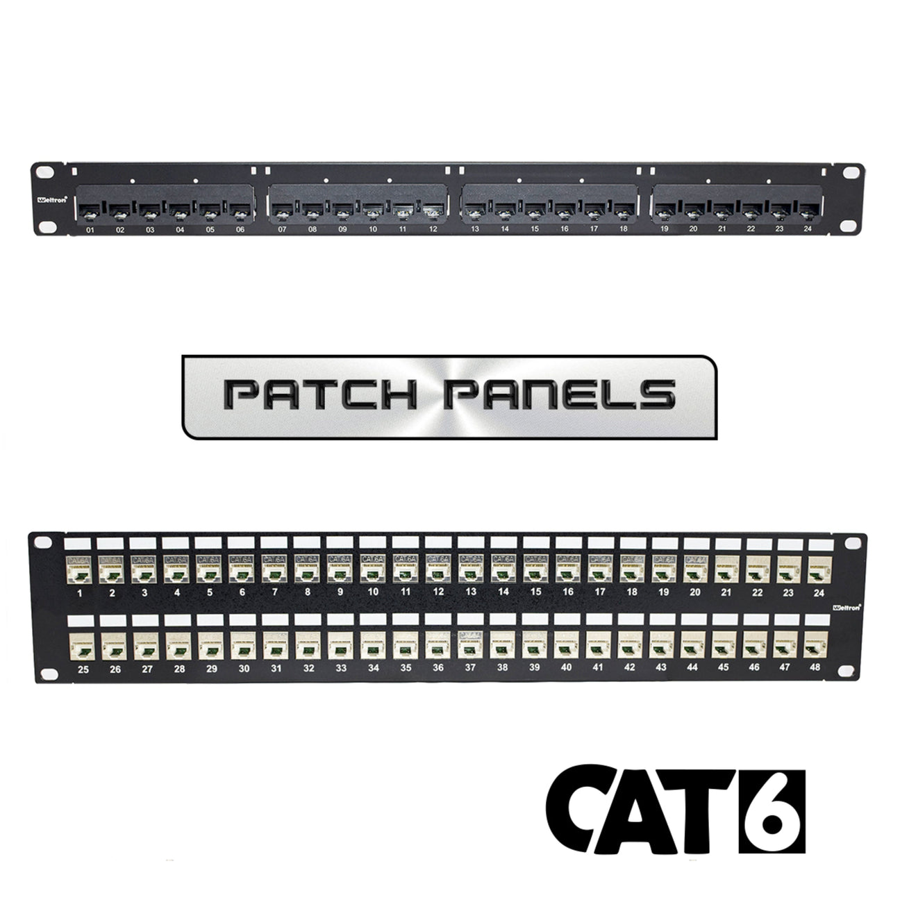 Category 6 Patch Panels