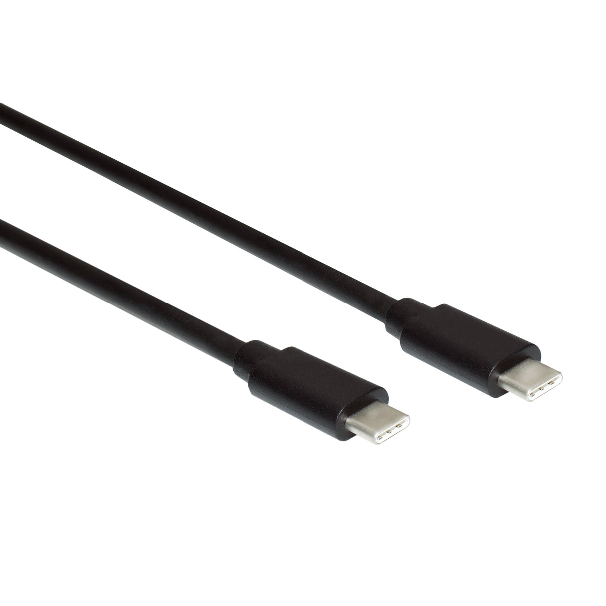 A black USB 3.1 Type-C to USB 3.1 Type-C cable.