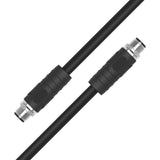 M12 L-Coded Male Straight to Male Straight 4 POS 16 AWG Cable Assemblies | PUR Jacket