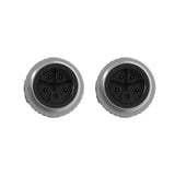 M12 L-Coded Male Straight to Male Straight 4 POS 16 AWG Cable Assemblies | PUR Jacket