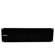A black 3RU flanged blank filler panel with the brand name 'WELTRON' visible on the lower right corner.