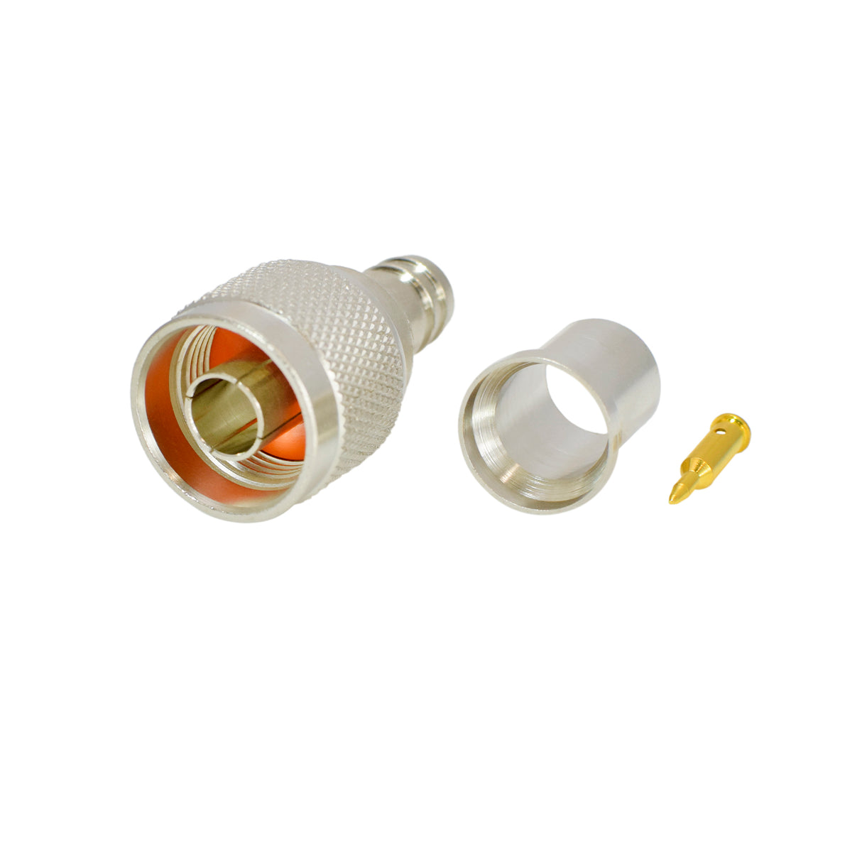 N-Type Male Plug Crimp Connector for RG-214